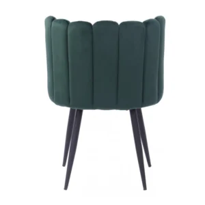 mobiliario-contract-silla ramses metal tapizado velvet verde oscuro 2